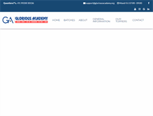 Tablet Screenshot of gloriousacademy.org